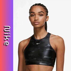 Nike Women's Dri-FIT High Neck Swoosh Sports Bra